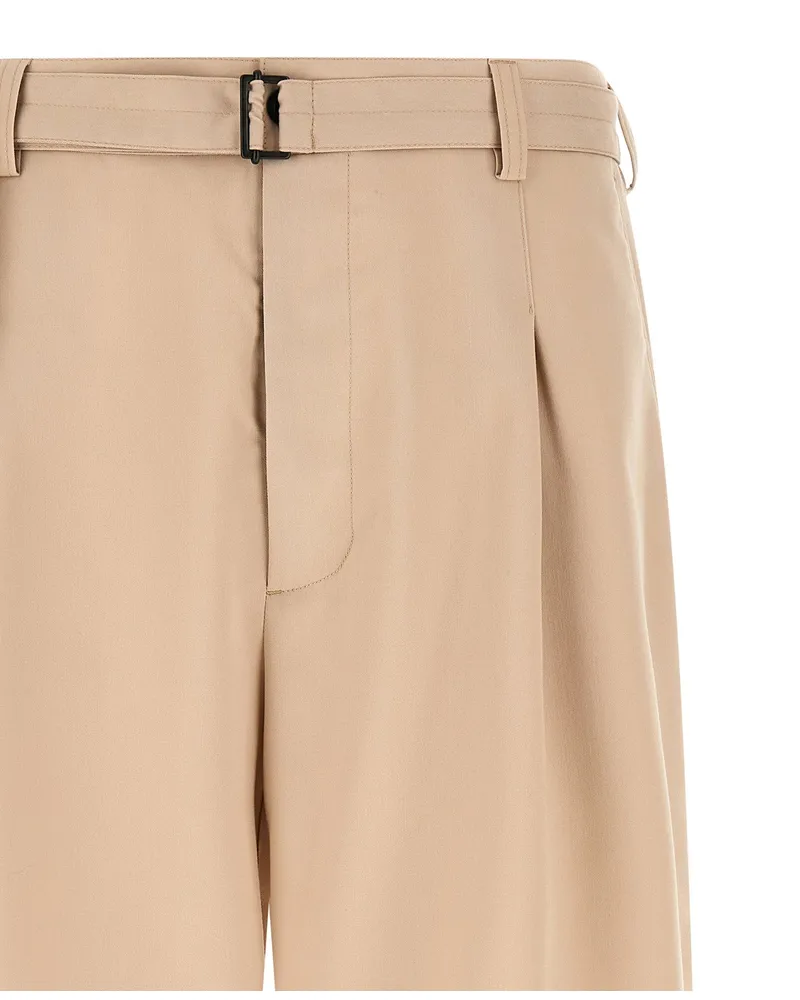 Cellar Door Viper Bermuda Shorts — Beige Beige