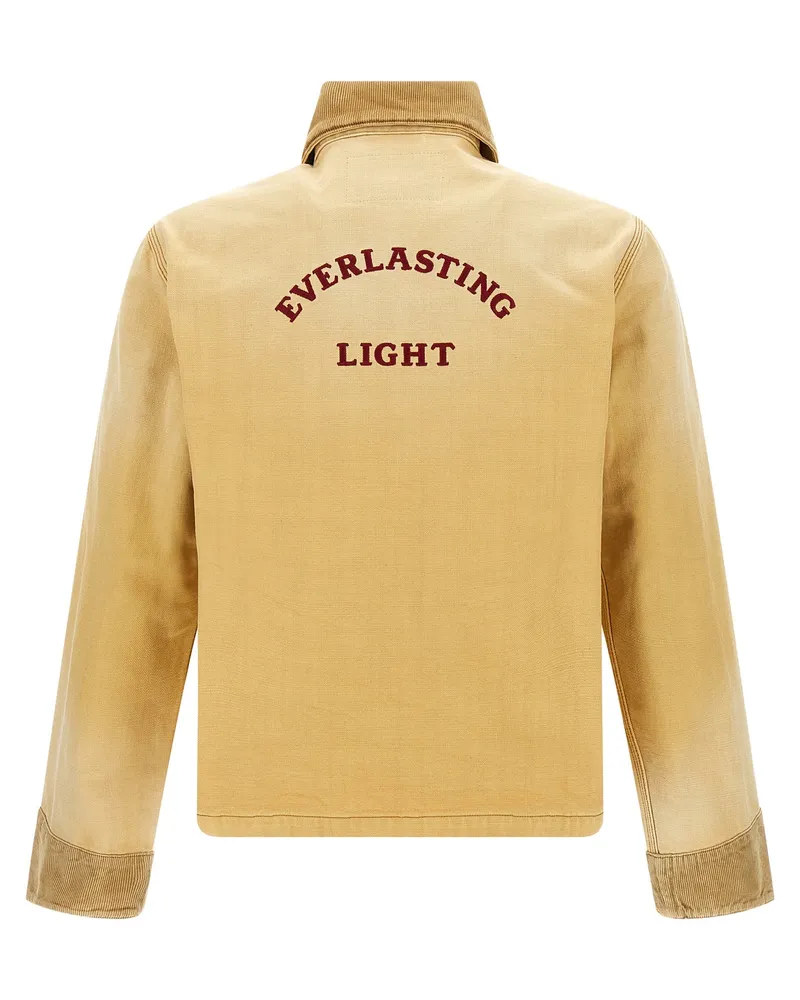 Wales Bonner Men's Beige Cotton Denim Jacket Clothing Beige