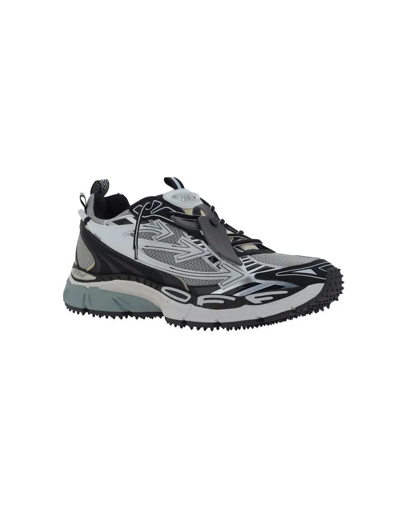 OFF-WHITE Men's Gray Polyurethane Athletic Sneakers Gray