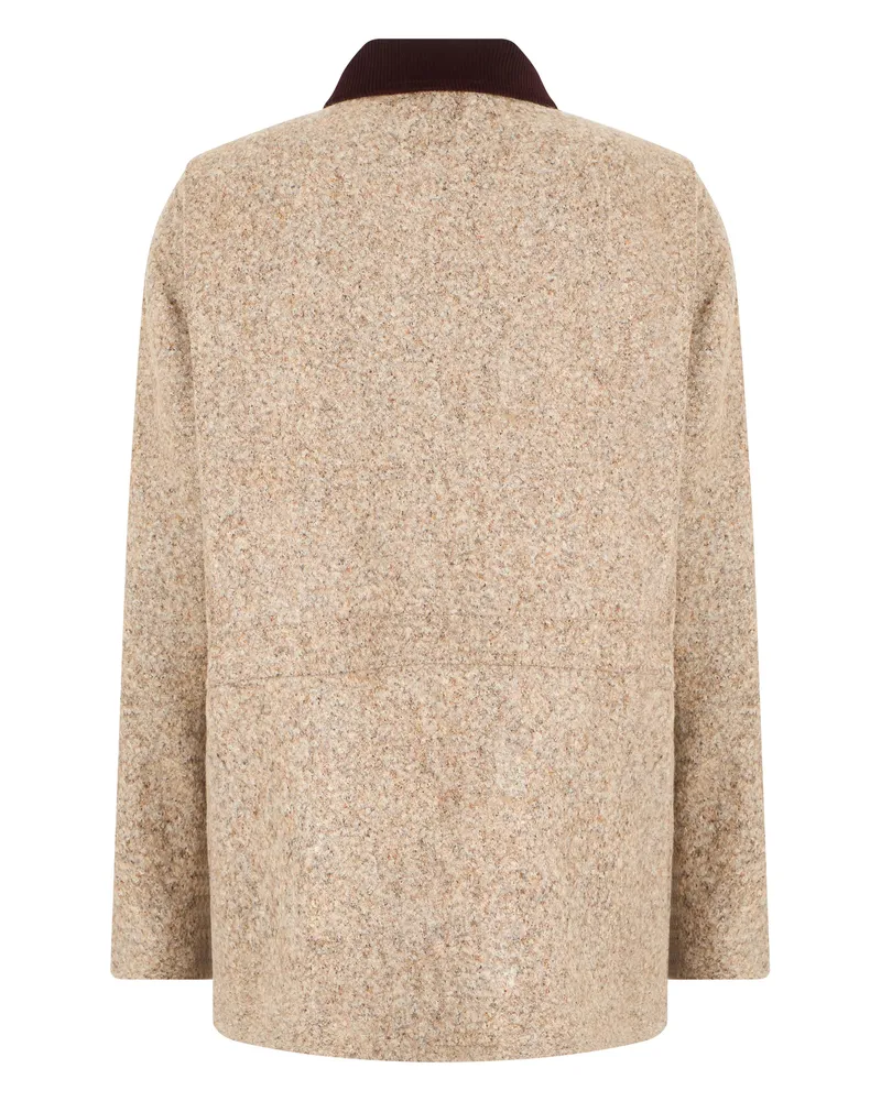 Blazé Milano Women's Jacket Alpaca-Wool Beige Alpaca Wool Beige
