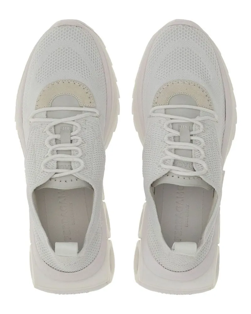 Ferragamo Nima Sneaker — White White