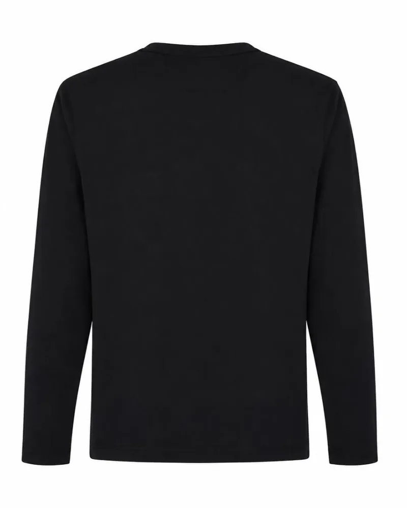 C.P. Company Logo-Lettering Cotton T-Shirt — Black Black