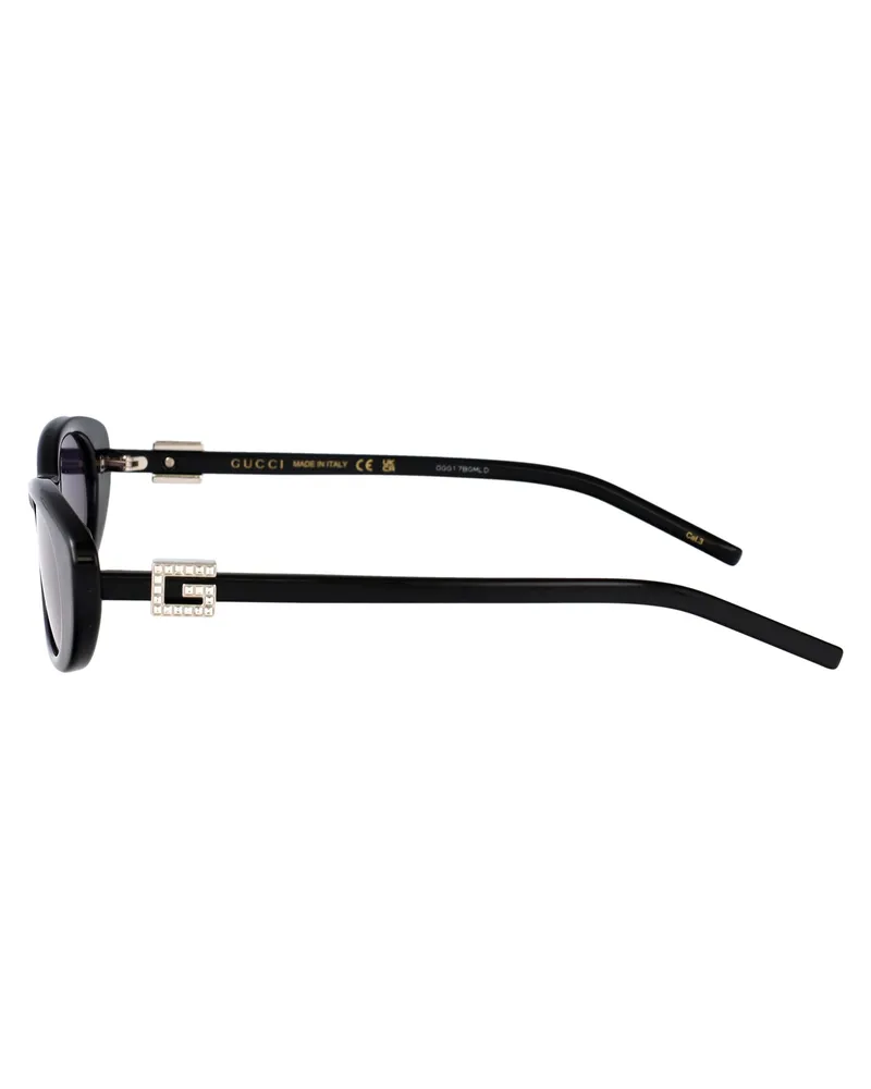 Gucci Women's Sunglasses Gg1680s Black-Grey Black-Black-Grey Injected Black/black/grey Black