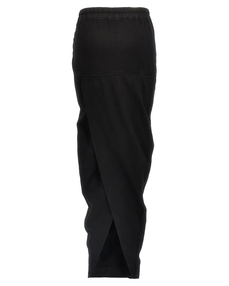 DRKSHDW by Rick Owens Women's Black Cotton Mini Skirt Black