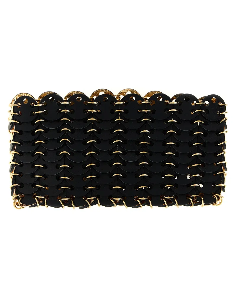 Paco Rabanne 1969 Nano Flip Shoulder Bag — Black Black