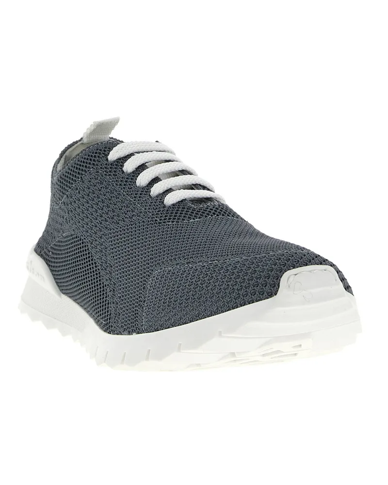 Kiton Sneaker — Charcoal Charcoal