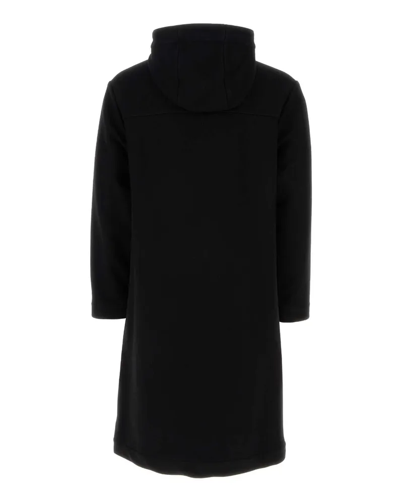 ASPESI Men's Black Wool Blend Parka Neroblack Exterior: Virgin Nylon Giubbini Black