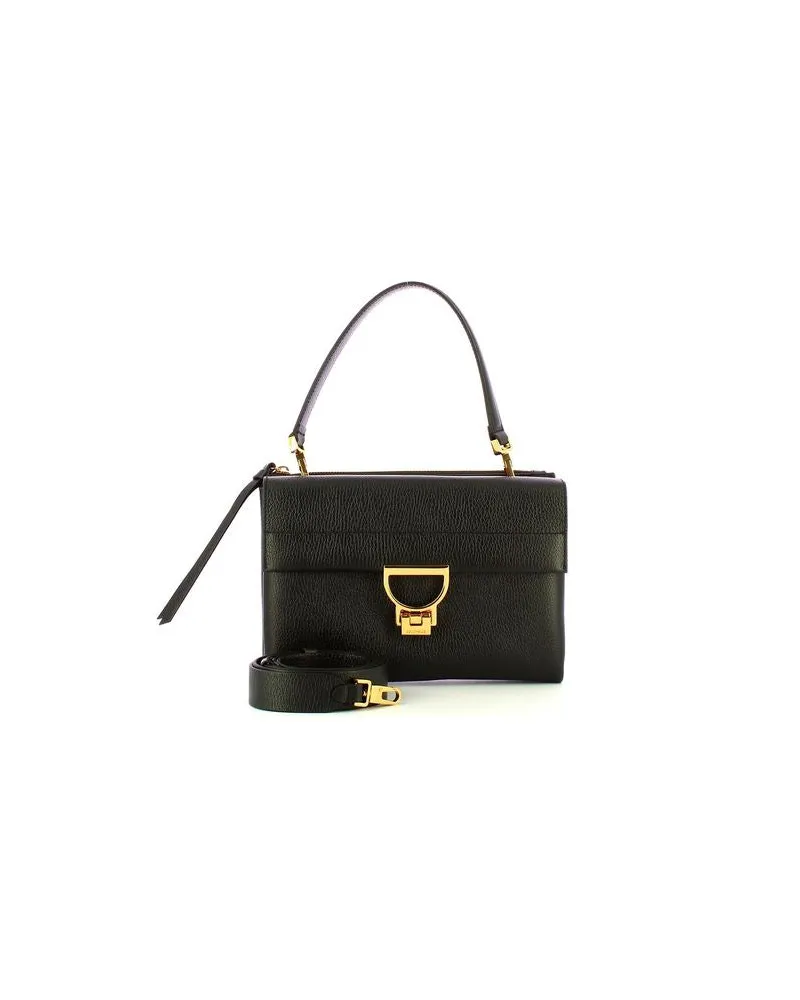 Coccinelle Women's Handbag Black Cowhide Bags - Handbags Black