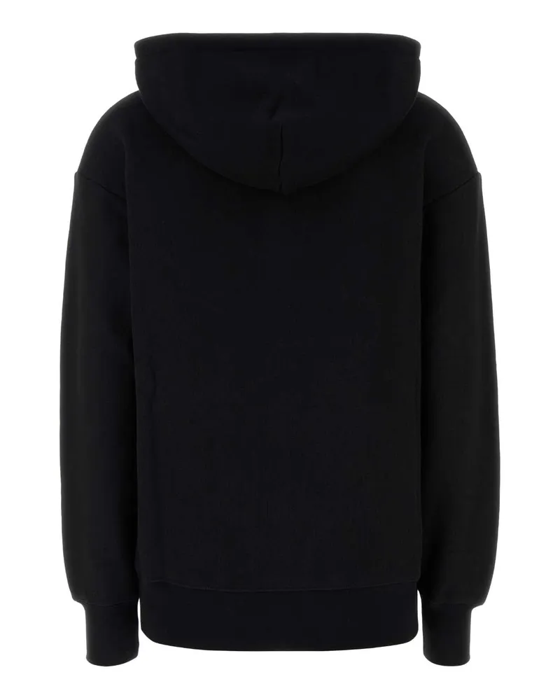 Valentino Garavani Women's Black Cotton Sweatshirt Nero Exterior: Felpe Sweater Black