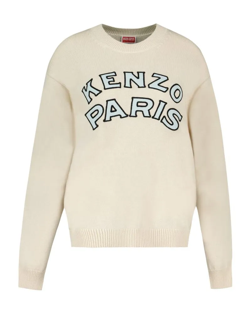 Kenzo Men's Rws Paris Sweatshirt Beige Cotton Sweatshirts Beige