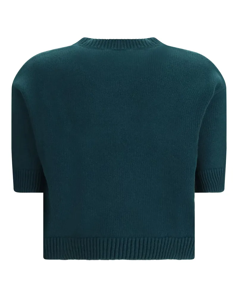Gucci Women's Soft Wool Jumper Pine-Green Top Pine/green Green