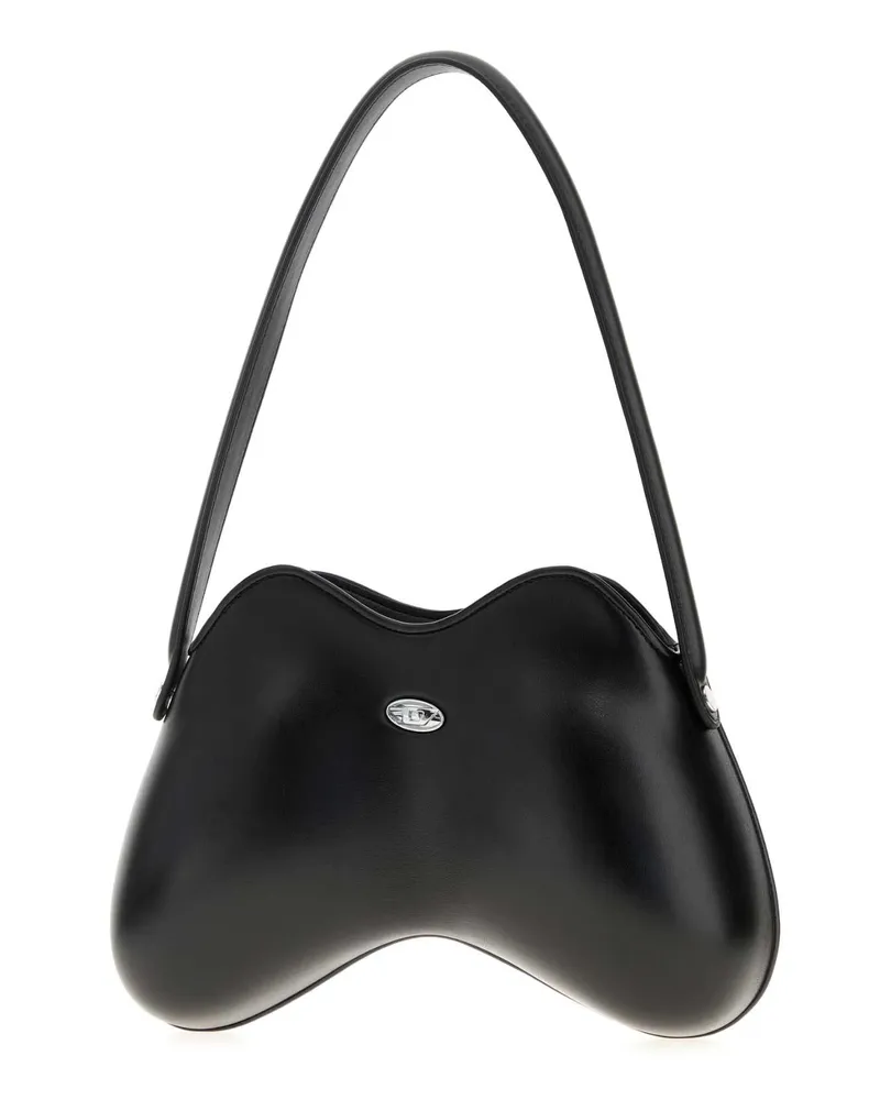 Diesel Women's Tracolla Shoulder Bag Black Fabric Black
