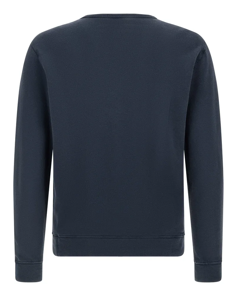 Ralph Lauren Logo-Embroidered Loopback Cotton Sweatshirt — Navy Navy