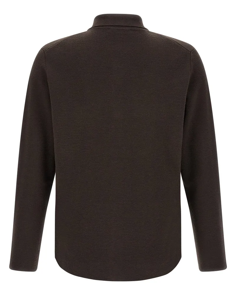 Zanone Saharan Jacket — Brown Brown