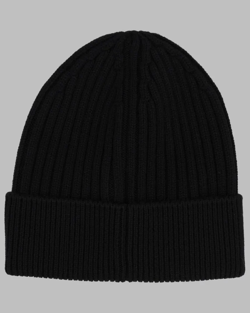 Moncler L20973B00001_04761999 Virgin Wool Beanie — Black Black