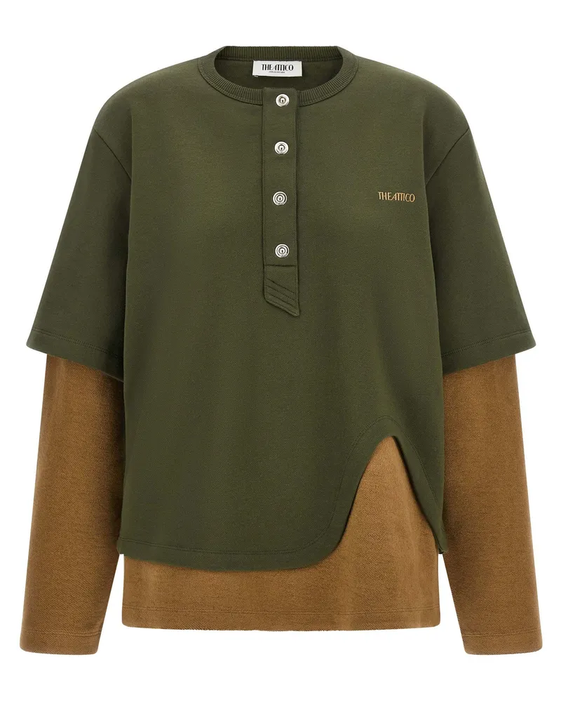 ATTICO Sweatshirt — olive green Olive