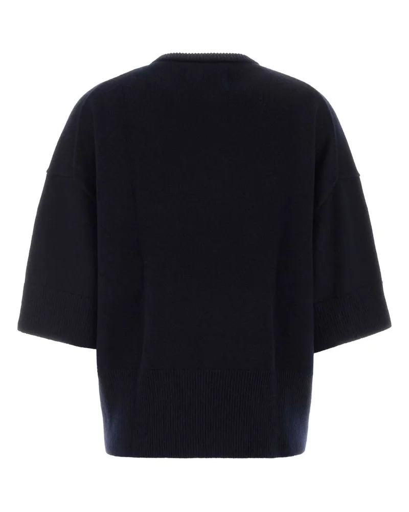 extreme cashmere Women's Navy Blue Cashmere Nâ°433 Sweater Exterior: Maglieria Navy