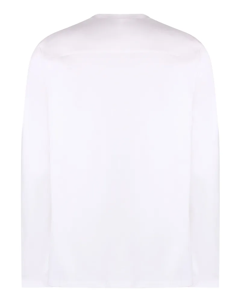Jil Sander Long-Sleeve Cotton T-Shirt — White White