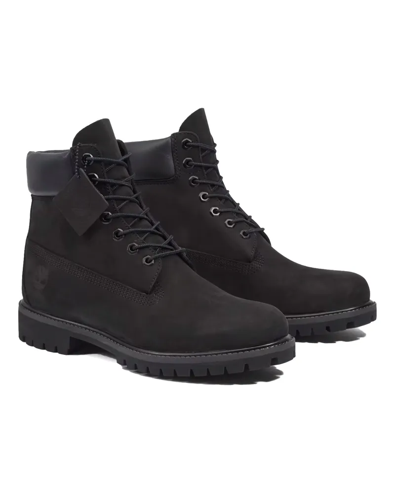 Timberland Men's Ankle Boot Premium 6-Inch Black Leather Black