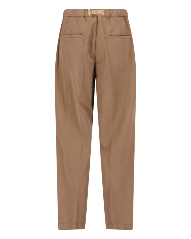 PLAN C Men's Trousers Brown Lyocell Brown