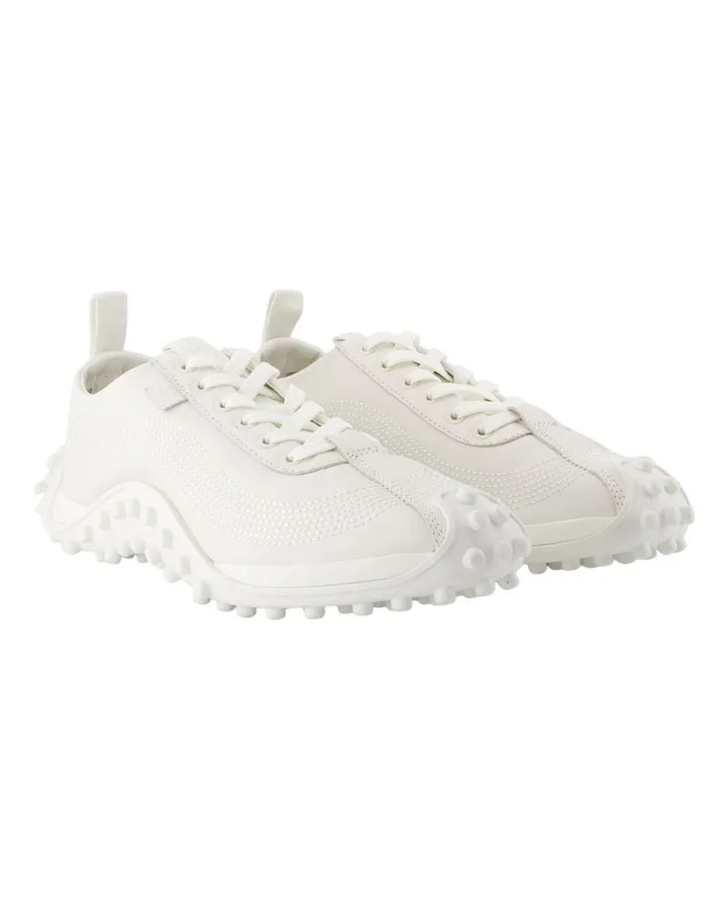 AMI Paris Men's Mirage Sneaker White Lambskin White