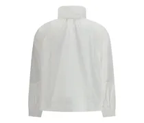 Women Beth Jacket With Transparent Inserts Bianco Brill. Polyester
