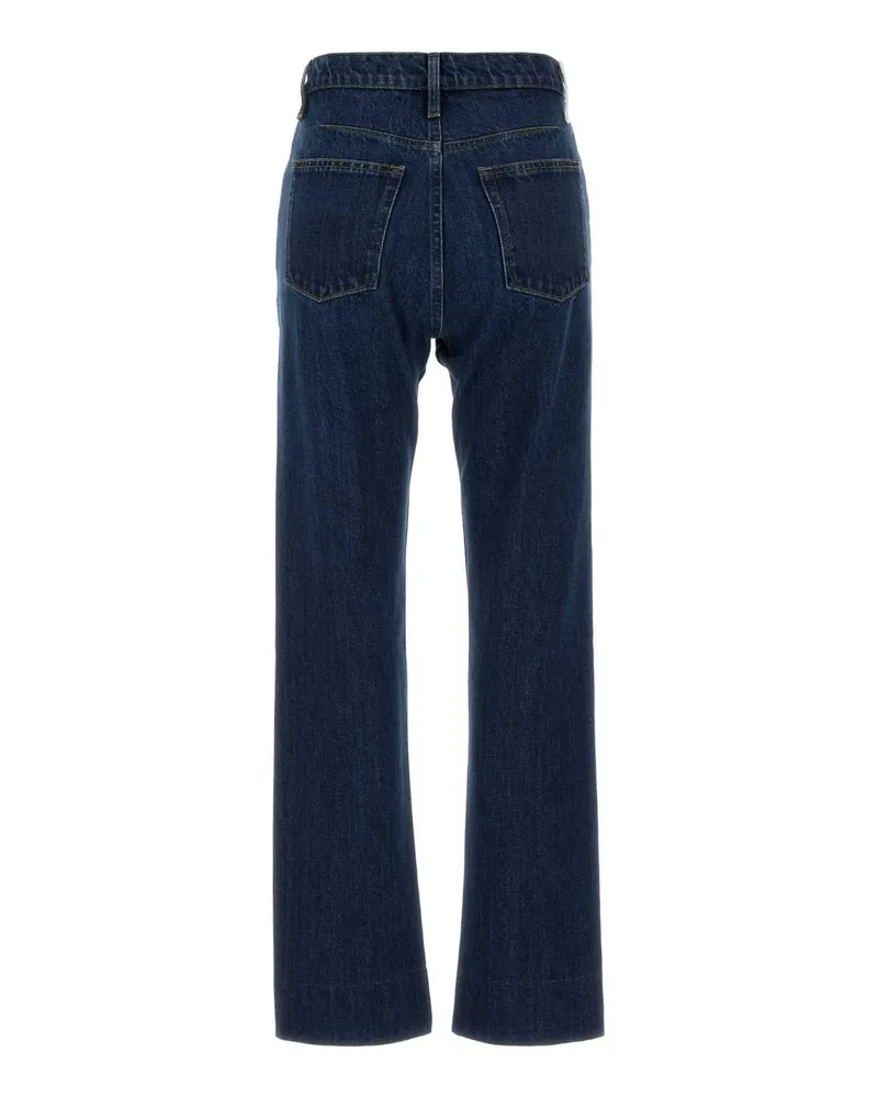 Jil Sander Women's Denim Jeans Mediumdenim Exterior: Cotton Pantaloni Trousers Blue