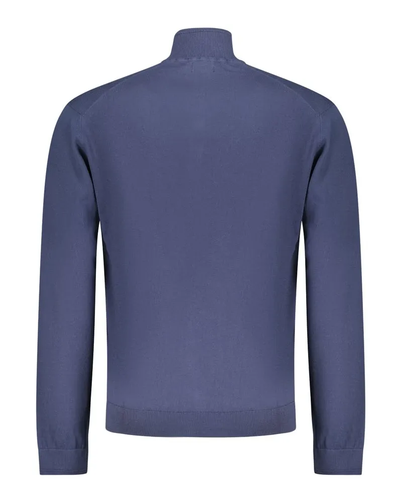 Napapijri Cotton Cardigan — Blue Blue
