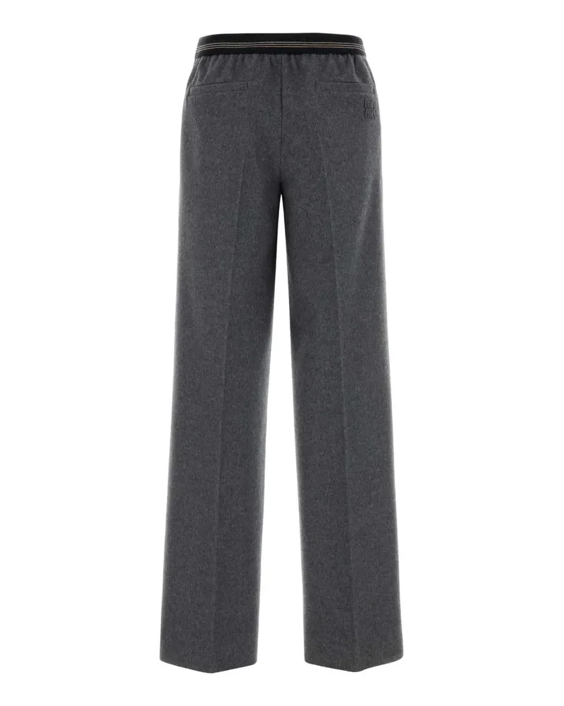 Miu Miu Grigio Trousers Gray
