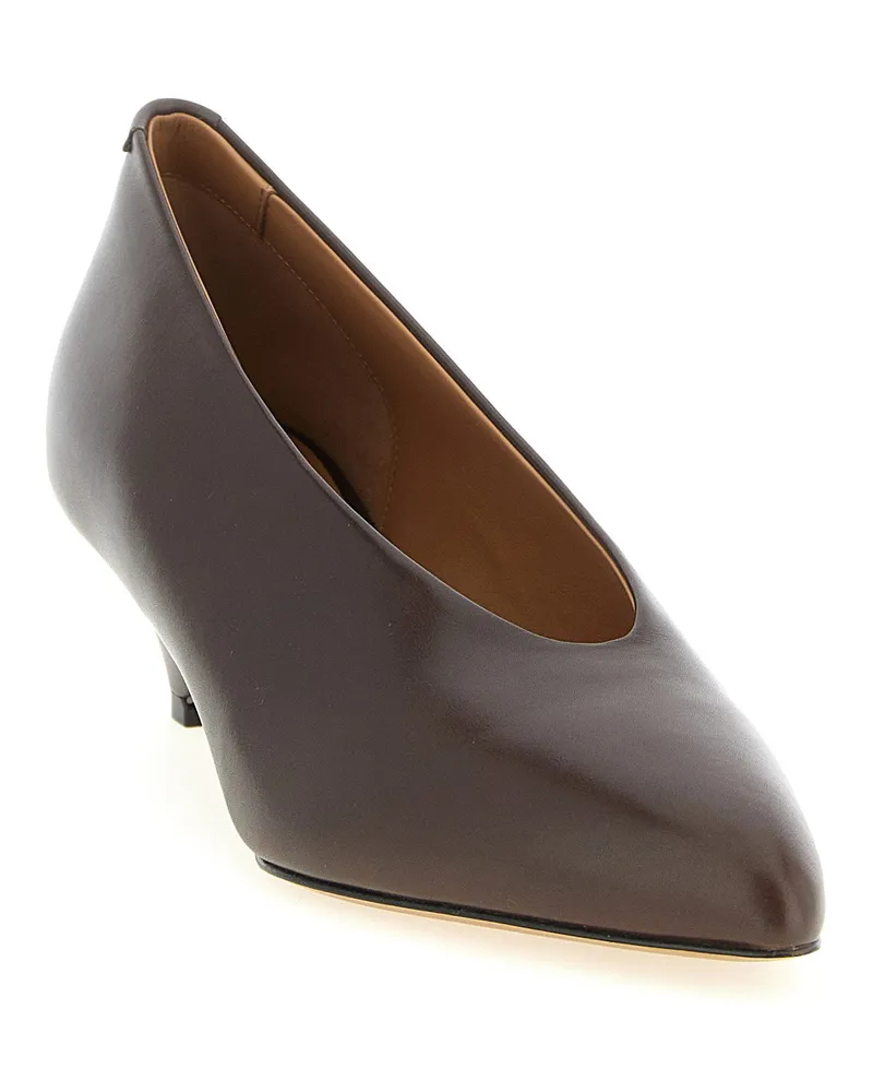 Jil Sander Arc Pump — Brown Brown