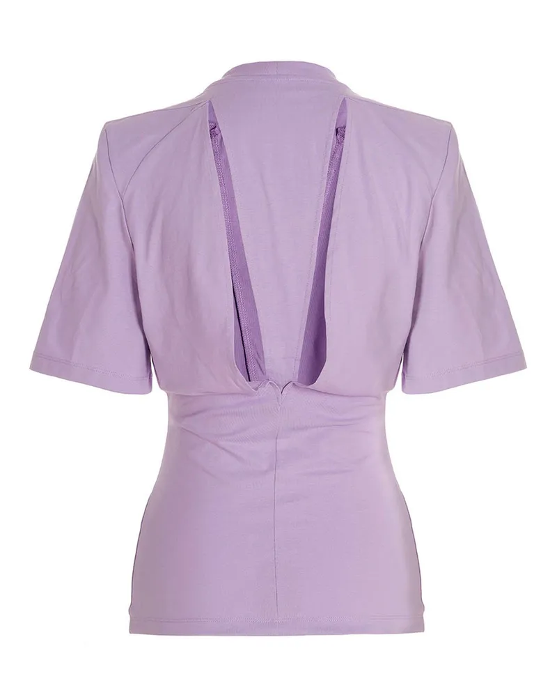 ATTICO Jewel T-Shirt — Lavender Lavender