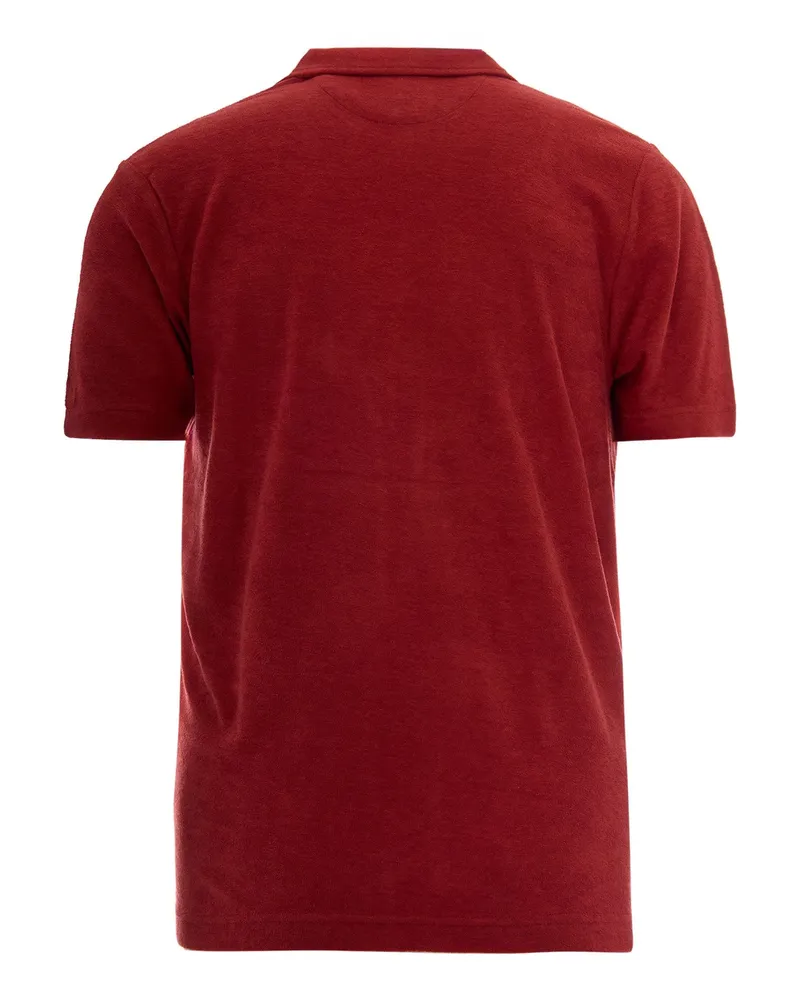 MC2 Saint Barth Men's Polo Shirt Jeremy Terry Brick Red T-shirts And Polos Red