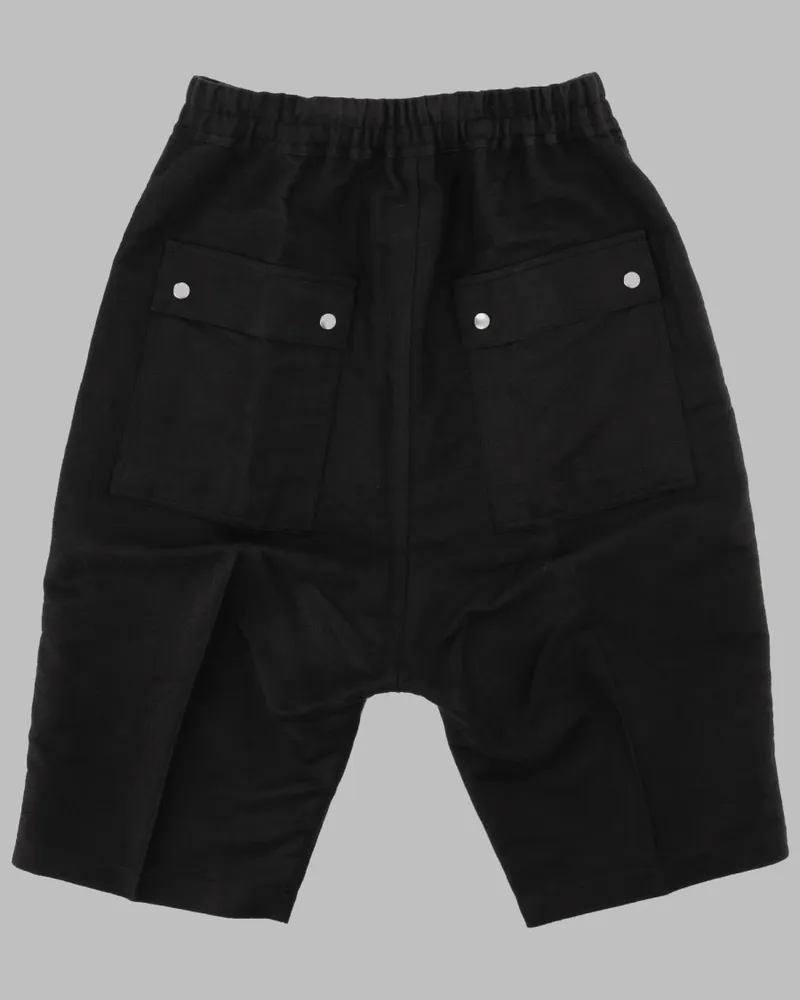 Rick Owens Bela Pods Bermudas — Black Black