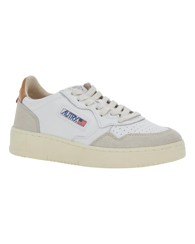 AUTRY Women's Low Top Sneakers Medalist White Leather Trainers White