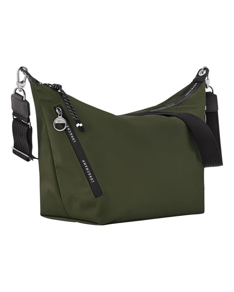 Longchamp Women's Le Pliage Energy Bag Brown Polyamide Shoulder Green