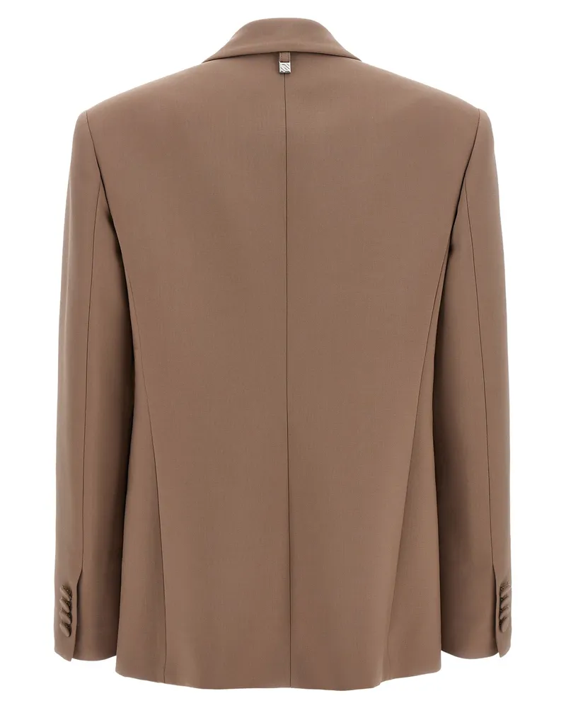 Giuseppe di Morabito Virgin Wool Blazer — Beige Beige