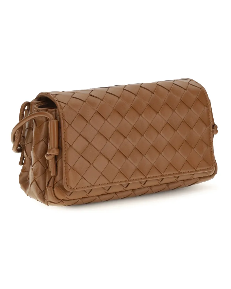Bottega Veneta Women's Shoulder Bag Intrecciato Tannin-Gold Lamb Leather Tannin/gold Tannin
