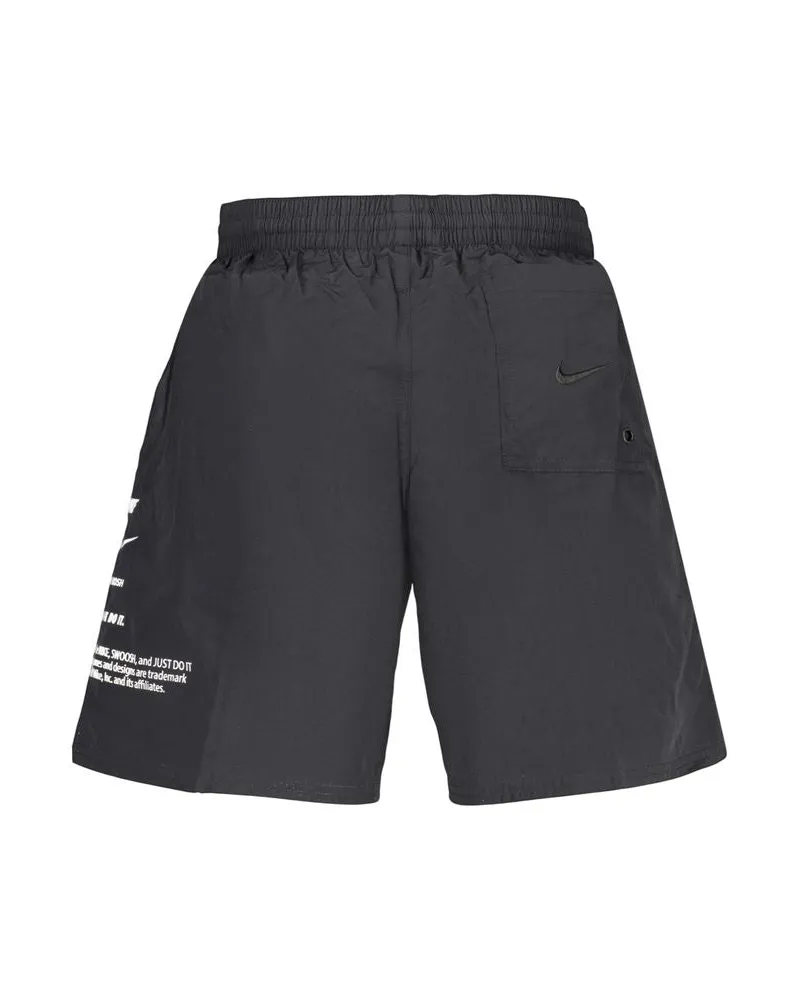 Nike Swoosh Swim Shorts — Black Black