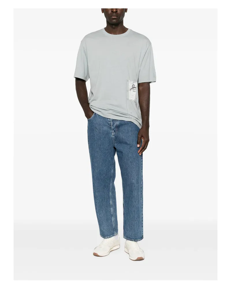 HUGO BOSS Cotton Crew Neck T-Shirt — Grey Grey