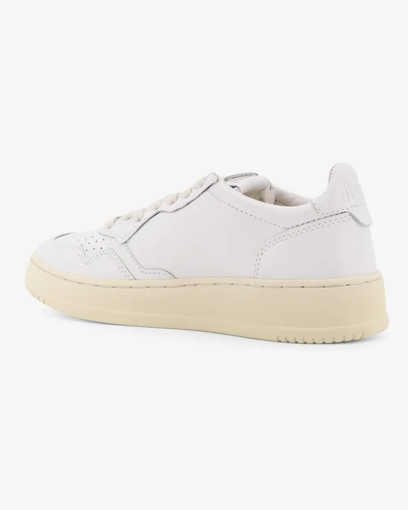 AUTRY Women's Sneakers Medalist Low White Leather Trainers White