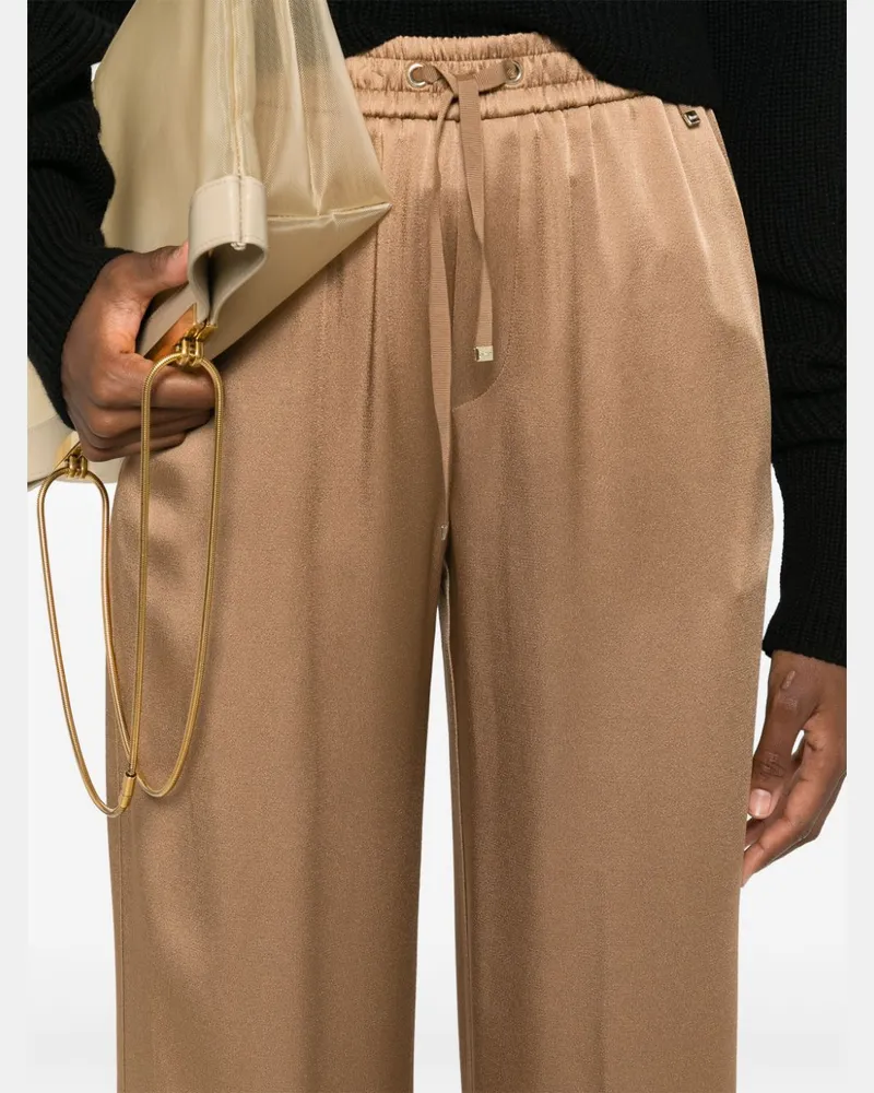 Herno Women's Crepe Trousers Aw24 W Caramel