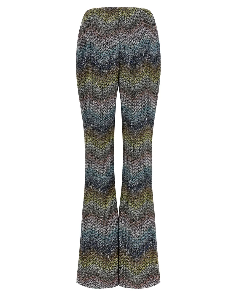 Missoni Women's Multicolor Viscose Flared Pants Multicolor