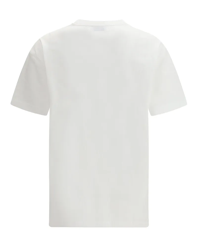 OFF-WHITE Women Big Logo Bookish T-Shirt White-Black Cotton T-Shirts And Polos White