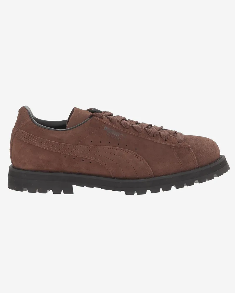 Puma Unisex Trainers Suede Black Chocotart-Black Leather Chocotart/black Sneaker Brown