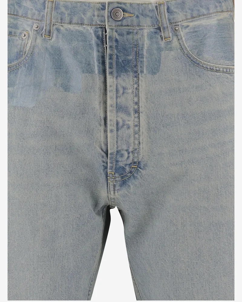 Maison Margiela Men's Jeans Cotton Denim Blue Blue