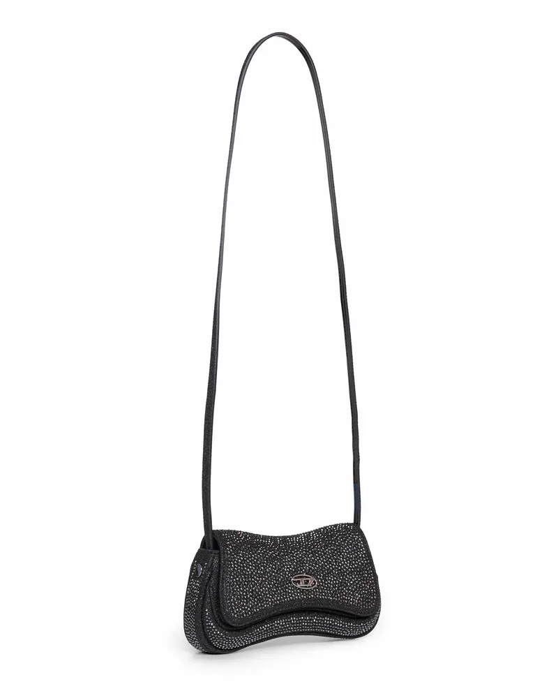 Diesel Women's Black Play Crossbody Xs Bag Polyester Handbags Hand Black
