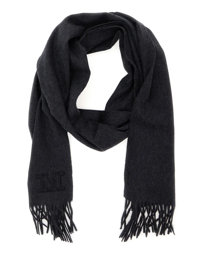 Max Mara Women's Scarf Wsdalia Grey Cashmere Scarfs Gray