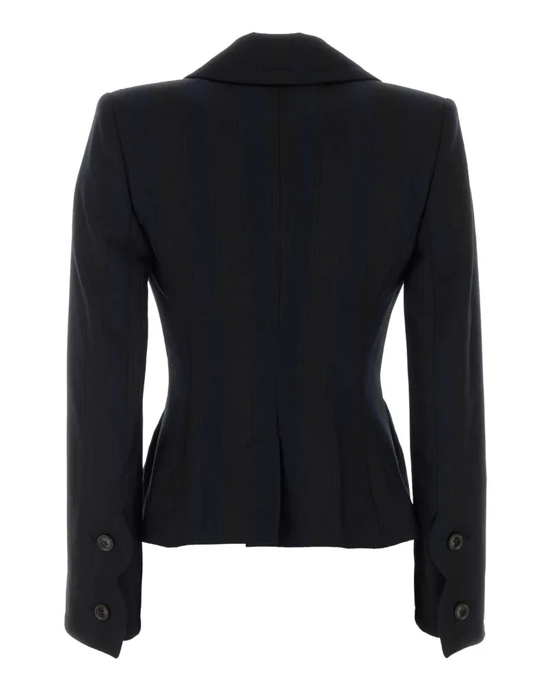 Vivienne Westwood Double-Breasted Wool Blazer — Black Black