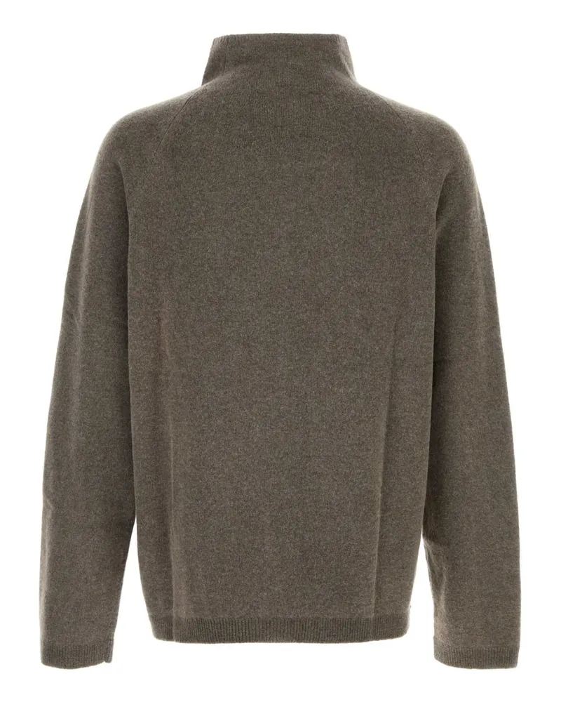 Our Legacy Line Zip Cardigan — Gray Gray