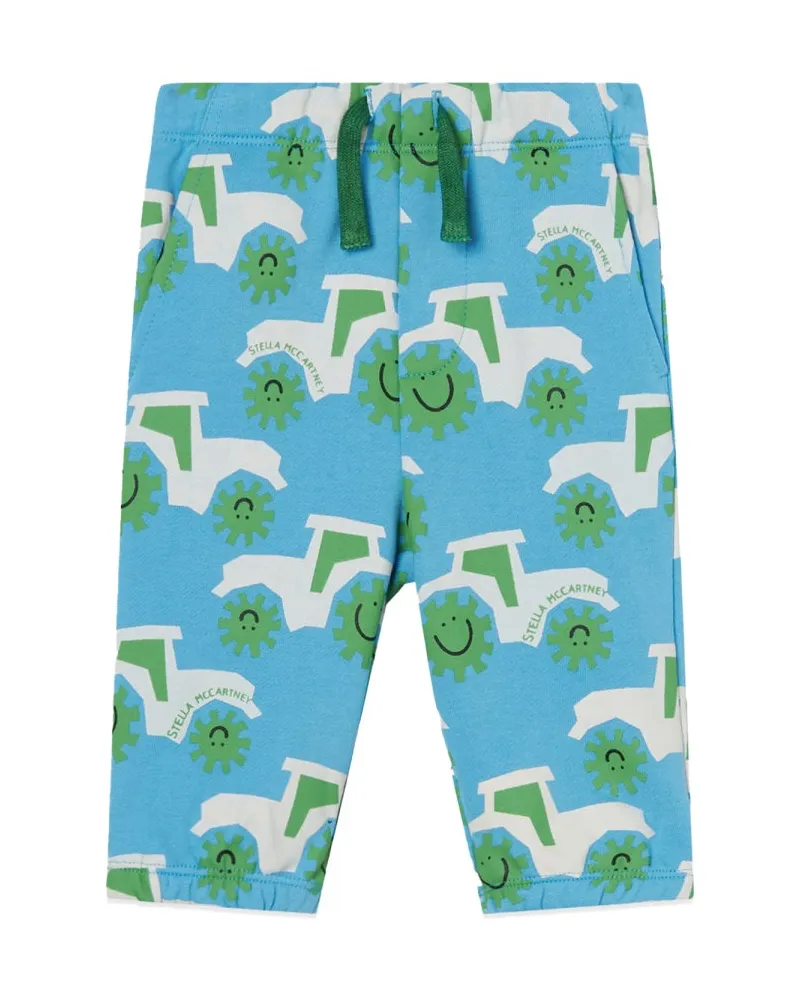 Stella McCartney Cotton Joggers — Blue Blue